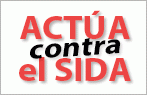 Act against AIDS badge