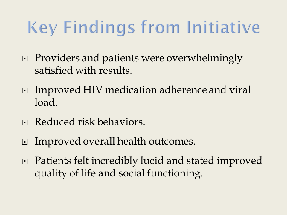 Key Findings from Initiative