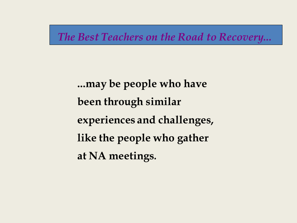 The Best Teachers on the Road to Recovery...